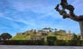 Baiona Castle, Spain. Beautiful view of Baiona