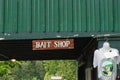 Bait shop sign and tee shirt