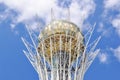 Baiterek in the center of Nursultan Royalty Free Stock Photo