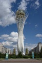 The Baiterek Tower is a symbol of Astana, capital of Kazakhstan Royalty Free Stock Photo