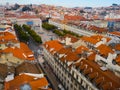 Baixa district, Lisbon, Portugal Royalty Free Stock Photo