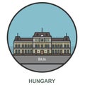 Baja. Cities and towns in Hungary.