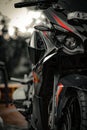 Bajaj RS200 black edition bs4 . Royalty Free Stock Photo
