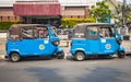 Bajaj, a traditional and unique public transport in Jakarta City, Capital city of Indonesia