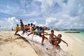 Bajau kids Royalty Free Stock Photo