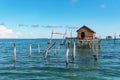 Bajau Laut stilt house in Semporna Sabah Malaysia