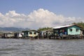 Bajau Sea Gypsy homes Borneo Island