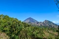 Bajawa - Distant view on Volcano Inierie Royalty Free Stock Photo