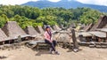 Bajawa - Girl in traditional village