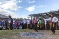 Village Elders Dancing at a Traditional Boxing Match