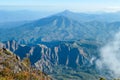 Bajawa - Volcanic island seen from above