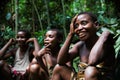 Baka pygmies women. Royalty Free Stock Photo