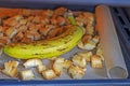 bake banana crackers with banana. Fitness and healthy