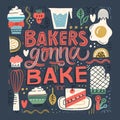 Bake Lettering Quote