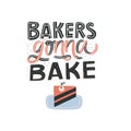 Bake Lettering Quote