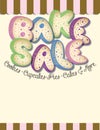 Bake Sale Flyer Poster Art Announcement Fundraiser Royalty Free Stock Photo