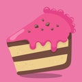 Bake sale girl cake pink 23