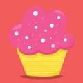 Bake sale girl cupcake pink 24 Royalty Free Stock Photo