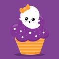 Bake sale halloween girl cupcake ghost 20