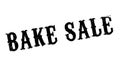 Bake Sale rubber stamp