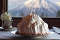 Baked Alaska - A showstopper dessert (Generative AI)