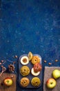 Baked apples as a healthy vegan sugar-free dessert Royalty Free Stock Photo