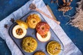 Baked apples as a healthy vegan sugar-free dessert Royalty Free Stock Photo