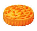 Baked Apricot Pie Made from Pastry Dough with Sweet Fruit Filling Vector Illustration