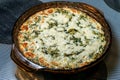 Baked Artichoke Spinach Dip Royalty Free Stock Photo