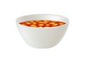 Baked Beans Bowl Royalty Free Stock Photo