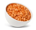 Baked beans ready meal Royalty Free Stock Photo