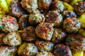 Baked beef meat balls