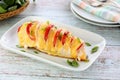 Baked Breast - Chicken caprese Royalty Free Stock Photo