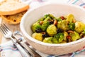 Baked Brussel sprouts Royalty Free Stock Photo