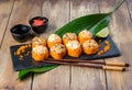 Baked california sushi set