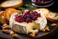 Baked Camembert with cranberry sauce - stock concepts
