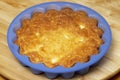 Baked cheese pudding Royalty Free Stock Photo