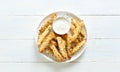 Baked crispy zucchini fries