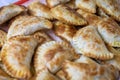 Baked Curry puffs Royalty Free Stock Photo