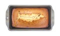 Baked Date Bread Loaf Overhead View Royalty Free Stock Photo
