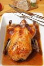 Baked duck