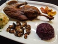 Roasted christmas Duck