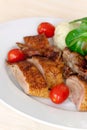 Baked Duck Slices with Dumplings,Cherry Tomatoes,G