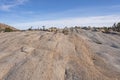 Baked and Exfoliated Rock in the Desert