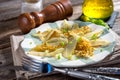 Baked Fennel with Parmesan Royalty Free Stock Photo