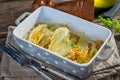 Baked Fennel with Parmesan Royalty Free Stock Photo