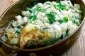 Baked fish in Tatar Royalty Free Stock Photo