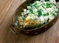 Baked fish in Tatar Royalty Free Stock Photo