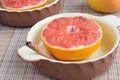 Baked grapefruit