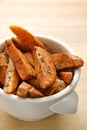 Baked Herbed Sweet Potato Royalty Free Stock Photo